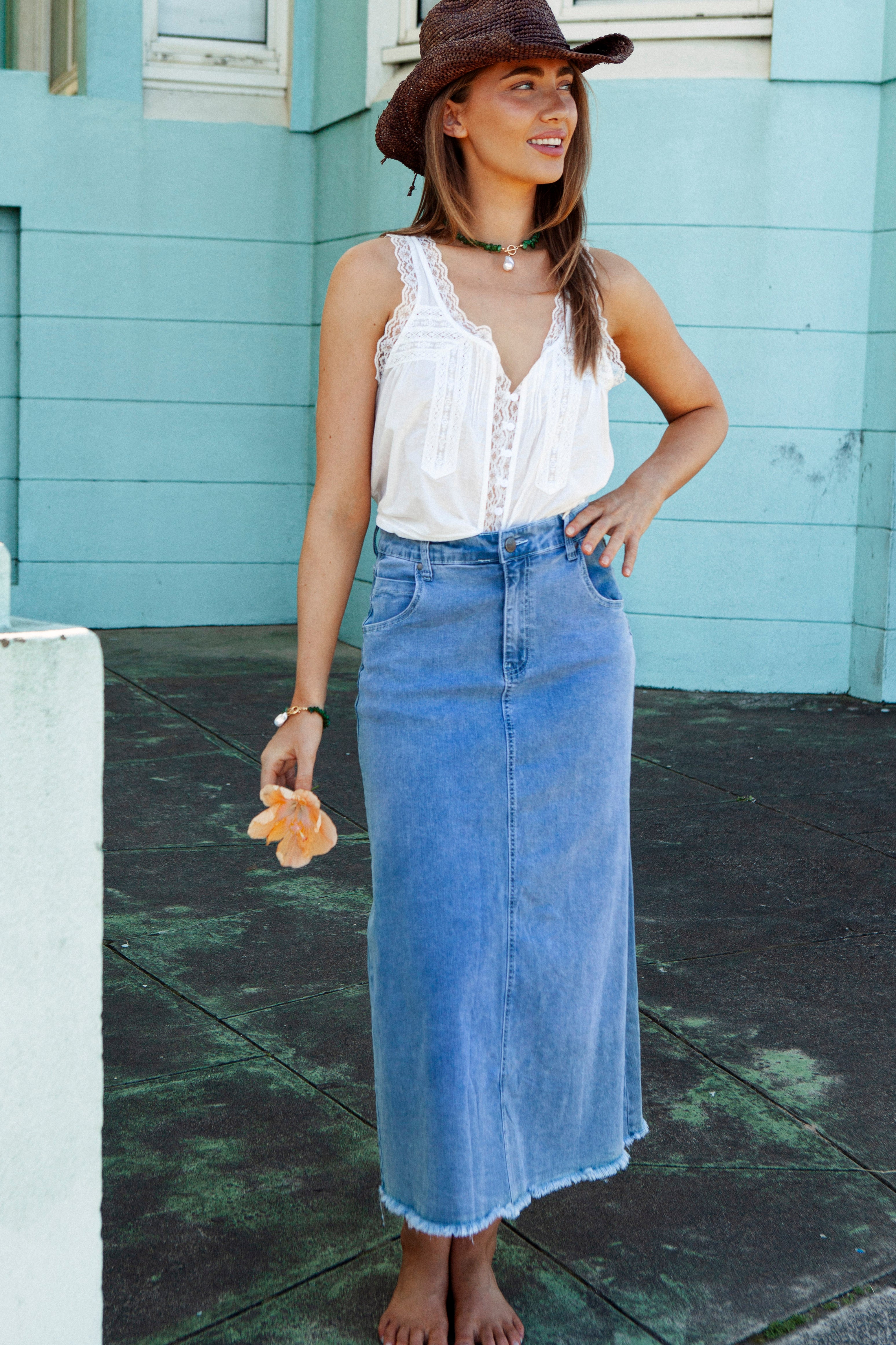 Penny Denim Skirt