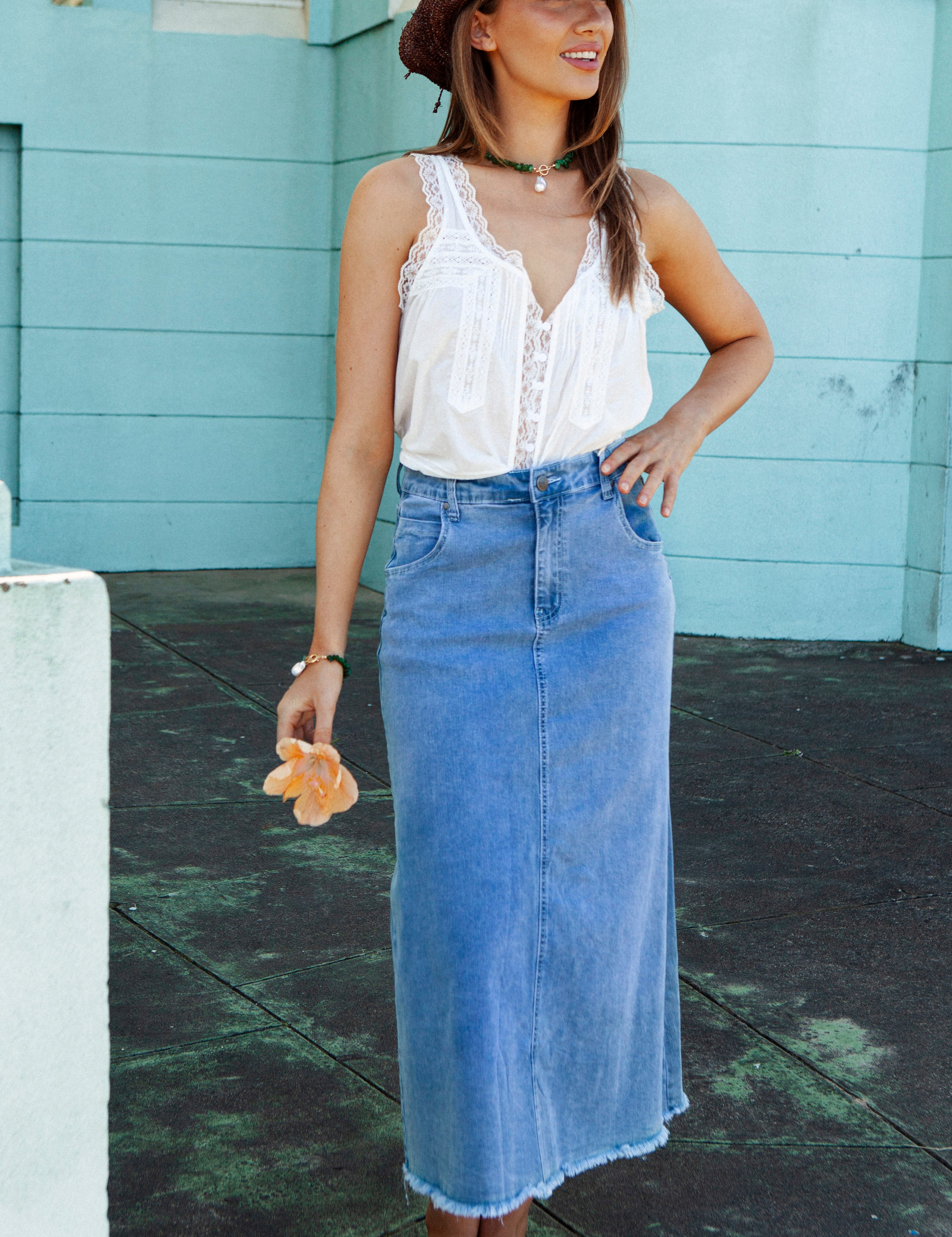 Penny Denim Skirt
