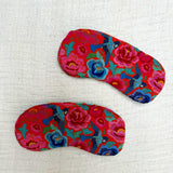 Velvet Eye Mask - Birds and Roses