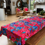 Canvas Tablecloth - Birds and Roses