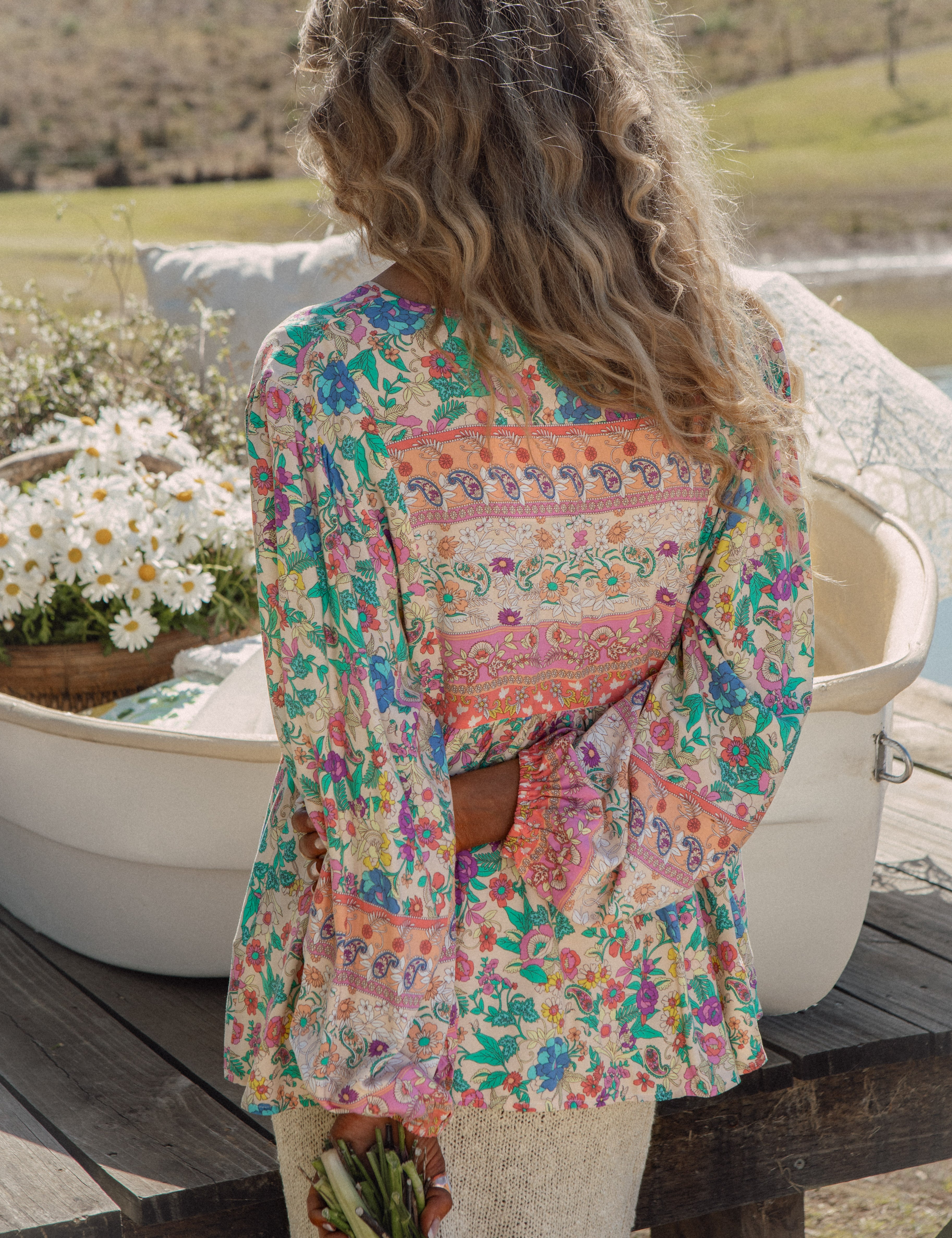 Picasso Blouse Poet Rear View