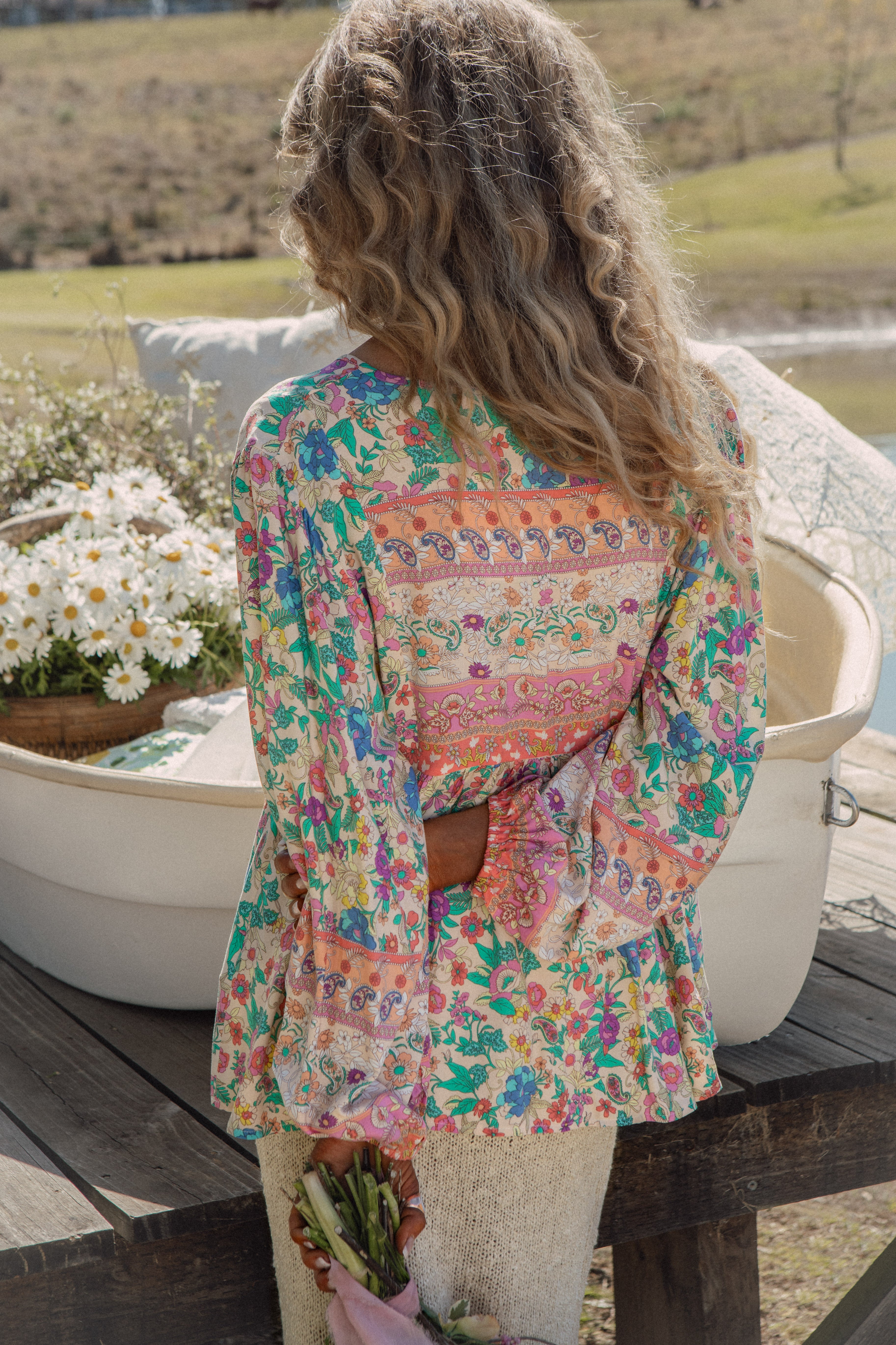 Picasso Blouse Poet Rear View