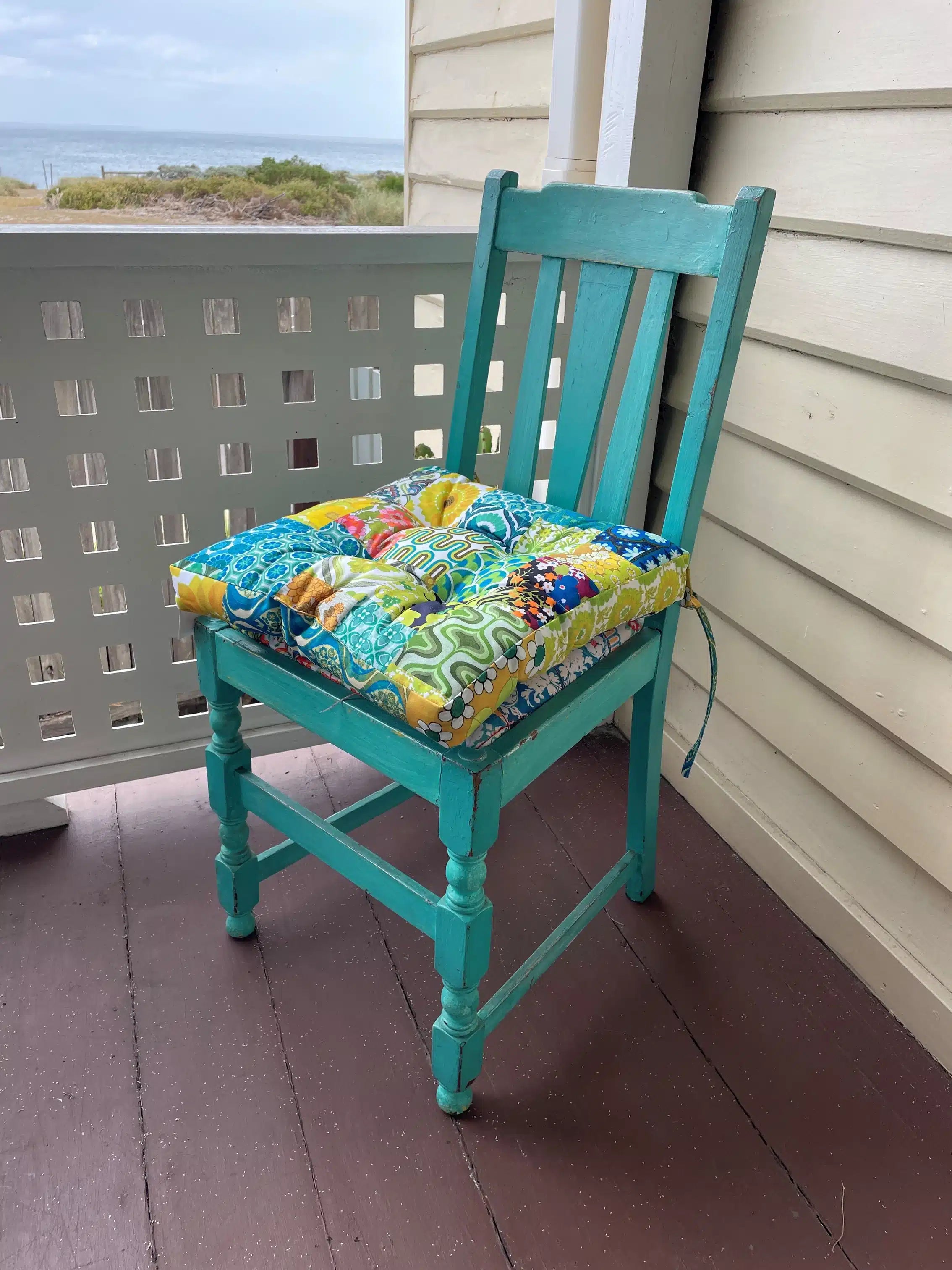 Canvas Seat Pad - 70's Green