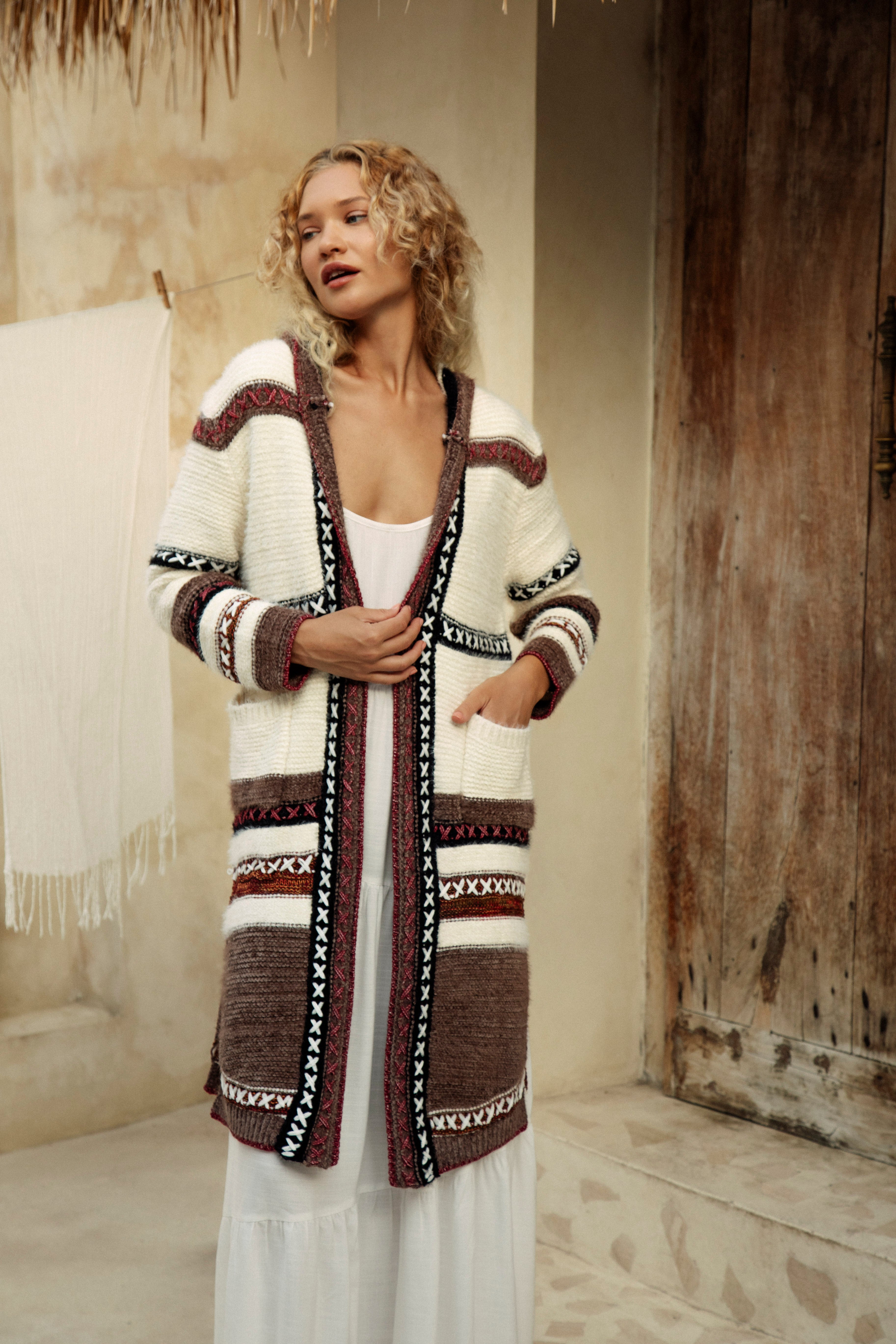 Pocahontas Hooded Cardigan