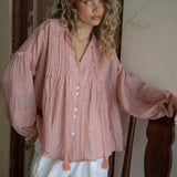 Poppy Blouse - Rose