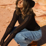 Portobello Knit featuring intricate knitted style