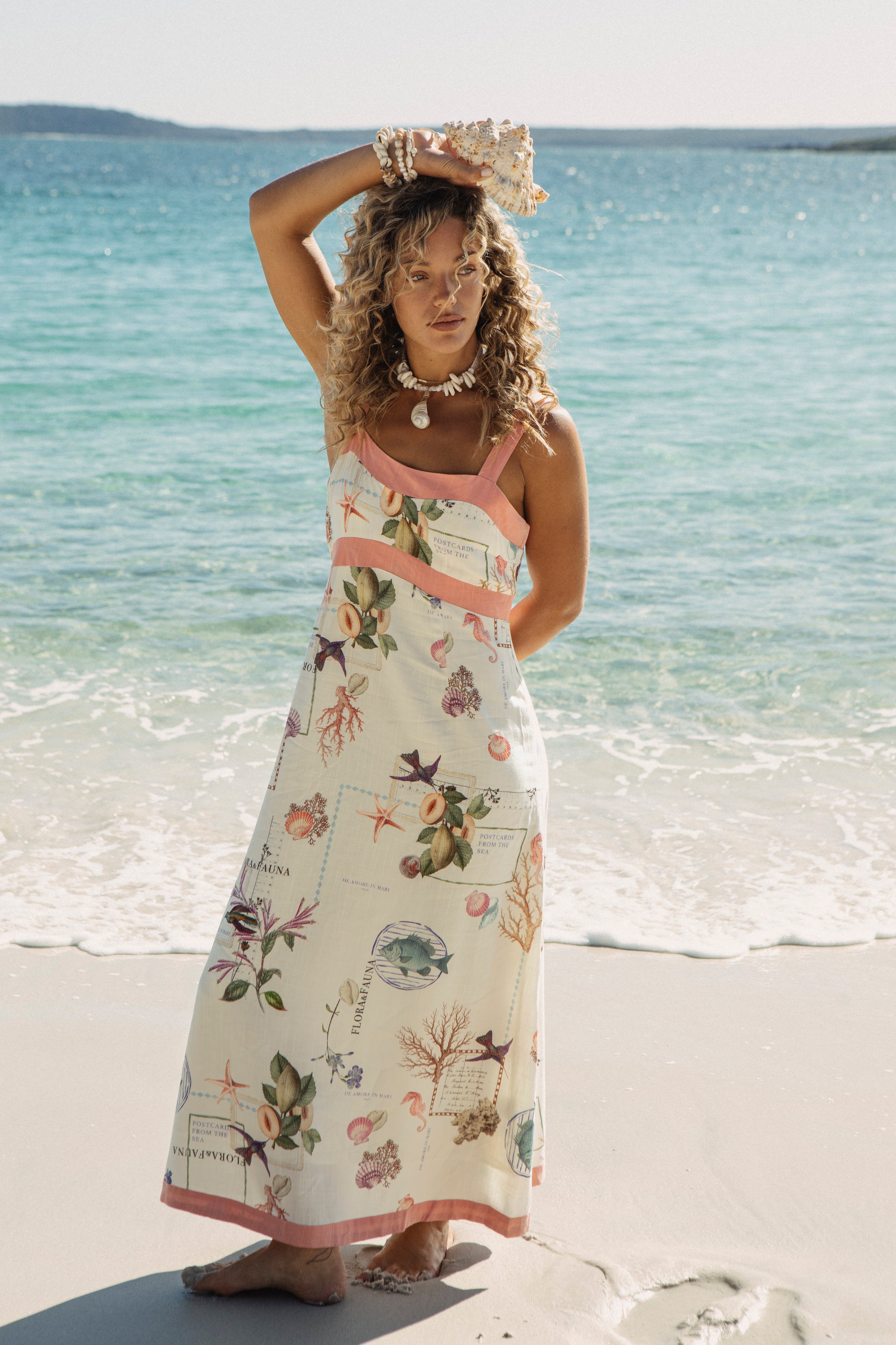 Postcards from the Sea Maxi Dress