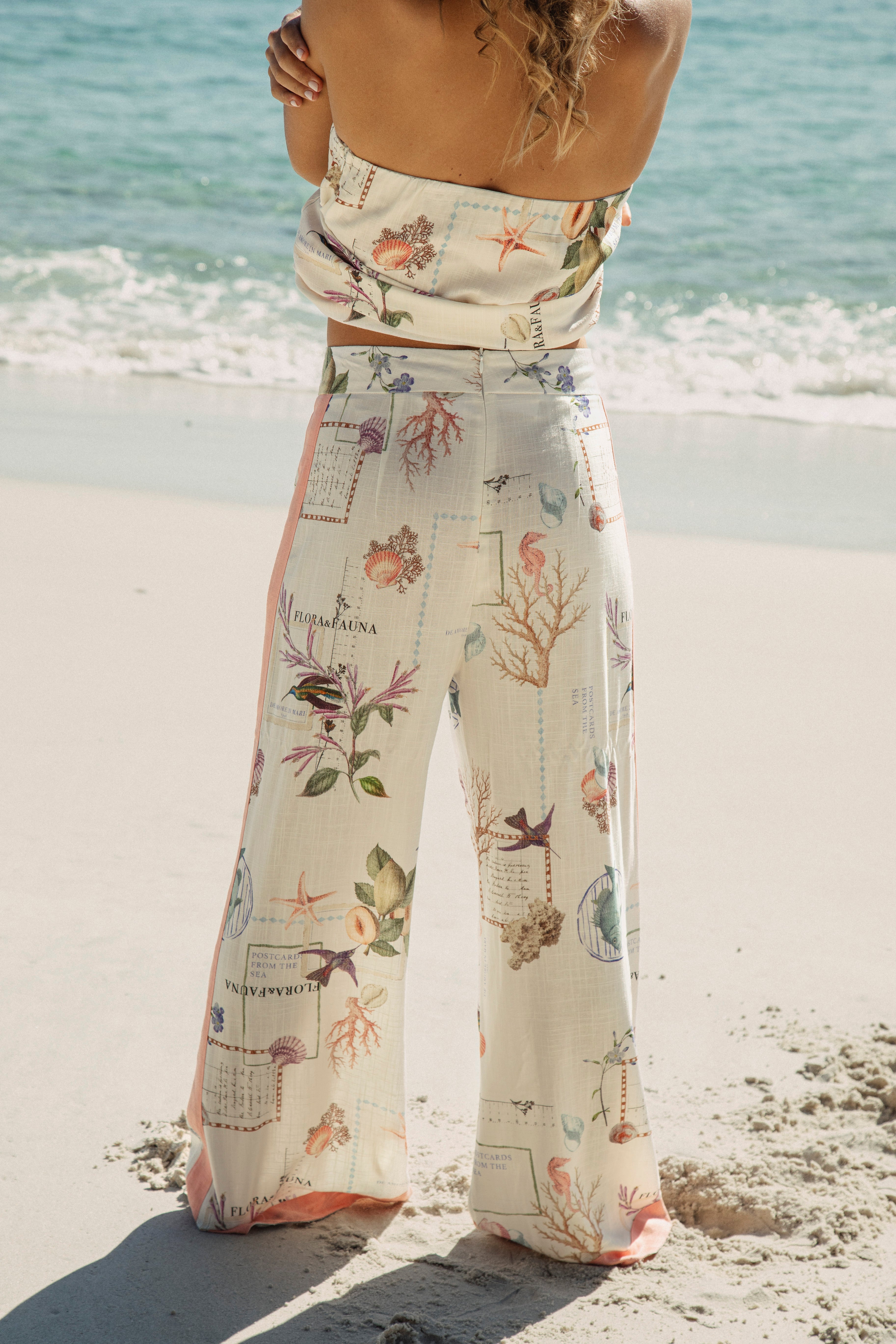 Postcards from the Sea Pants Rear View