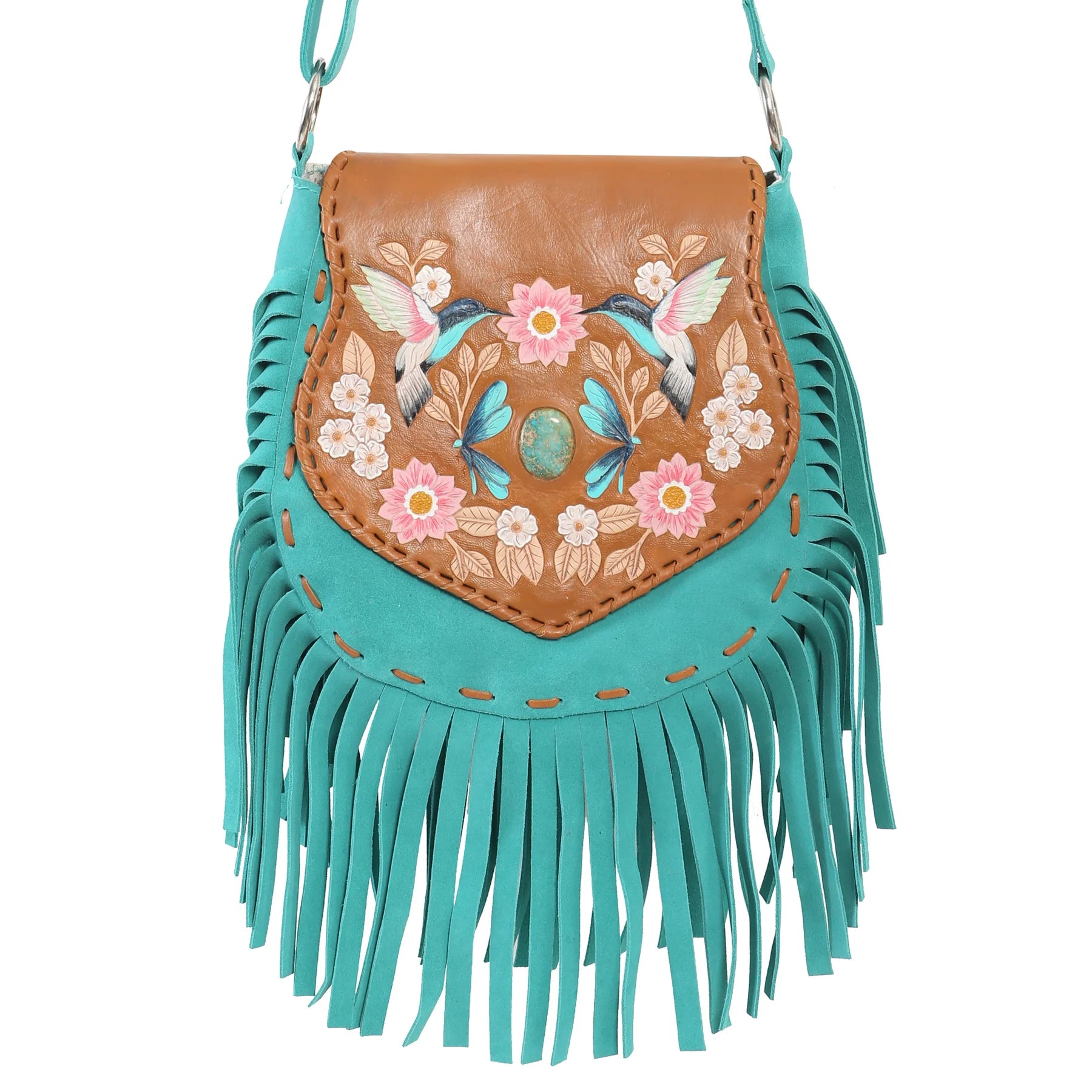 Princess Hummingbird Bag Antique Dark Tan/Dark Seafoam