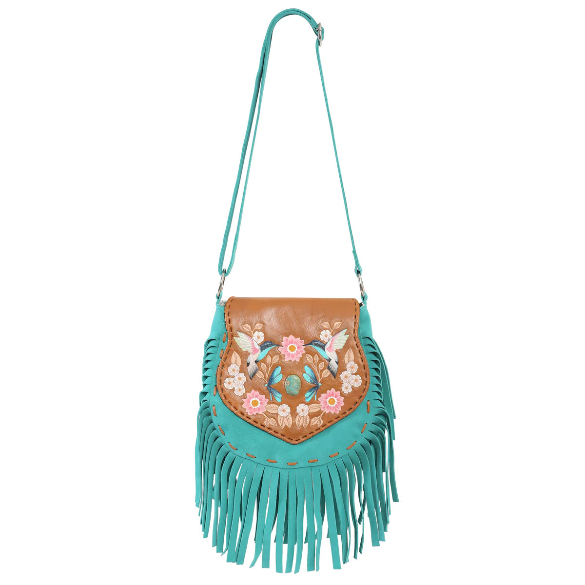 Princess Hummingbird Bag Antique Dark Tan/Dark Seafoam