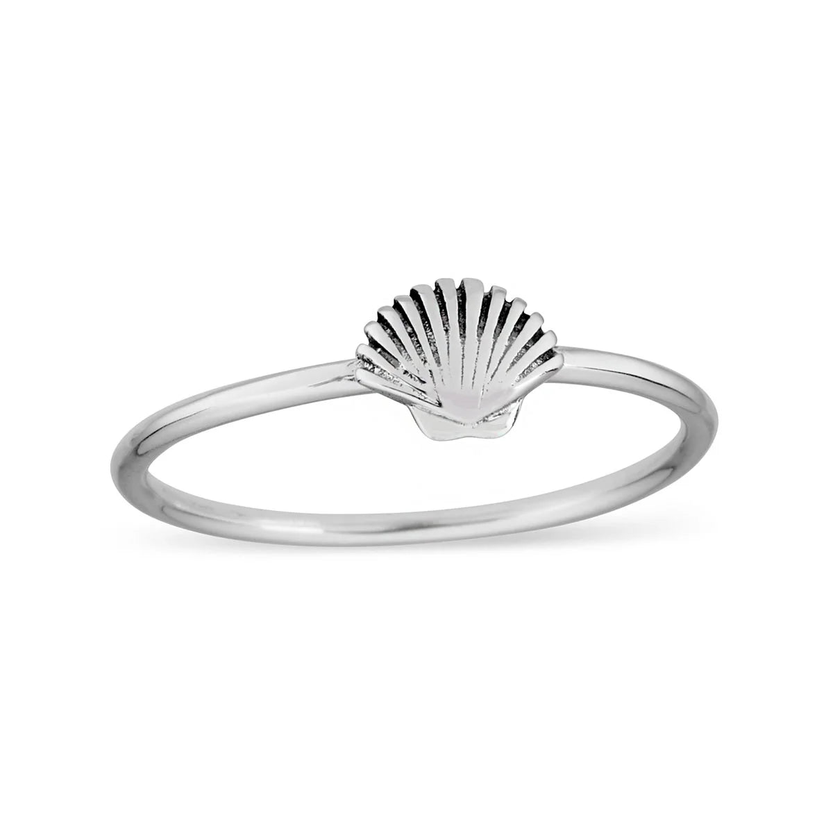 R278 - Dainty Seashell Ring