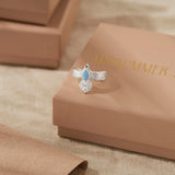 Eagle Spirit Azure Opal Ring