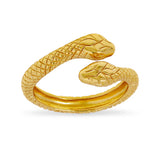 Midsummer Star Rebirth Snake Ring Gold