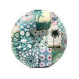 Round Velvet Cushion - Casablanca