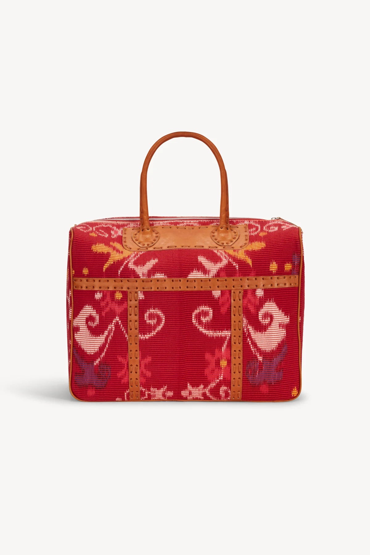 Rhea Overnight Bag Red/Camel