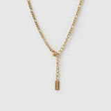 Rose Heart Necklace - Gold