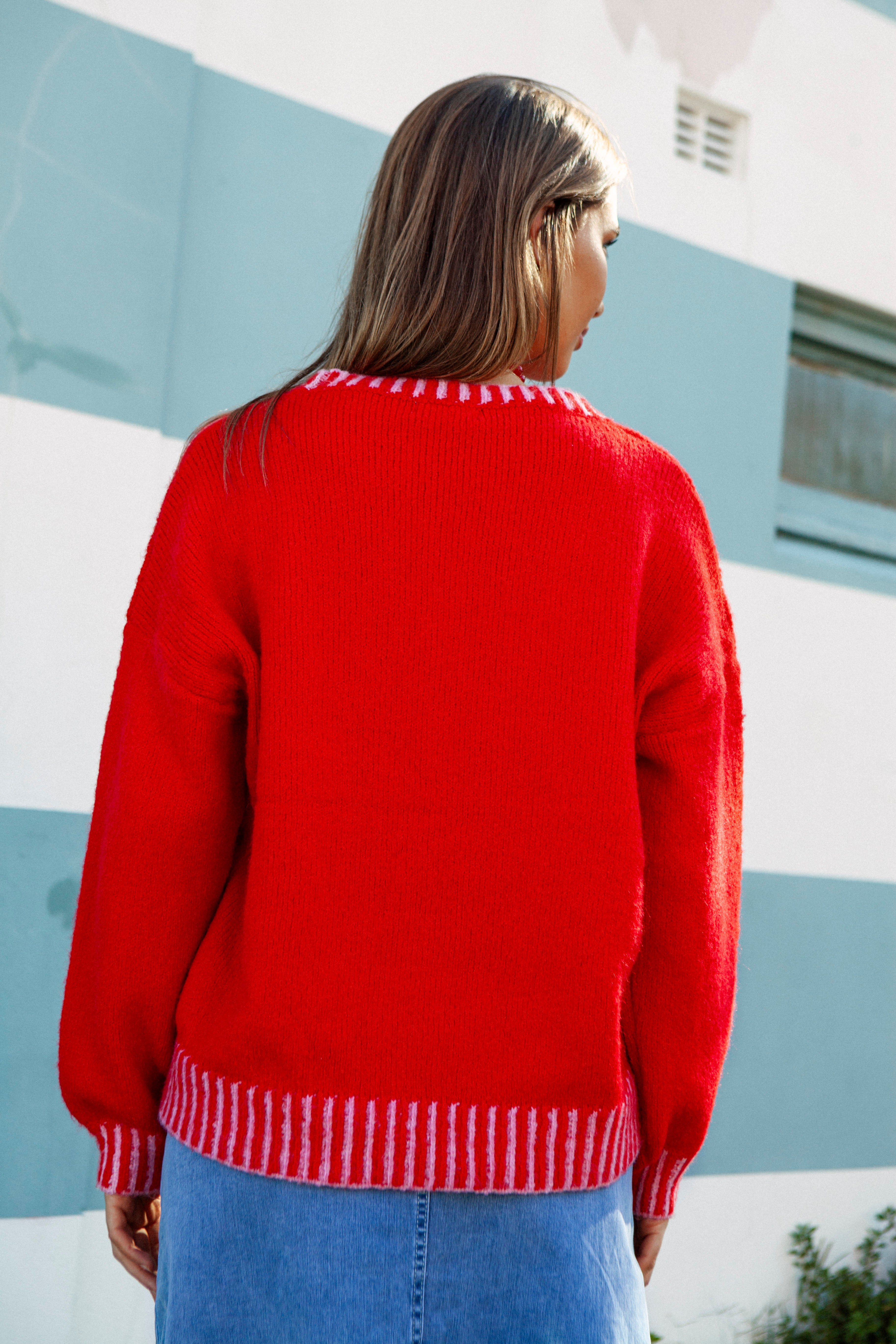Racer Slouch Jumper - rear view