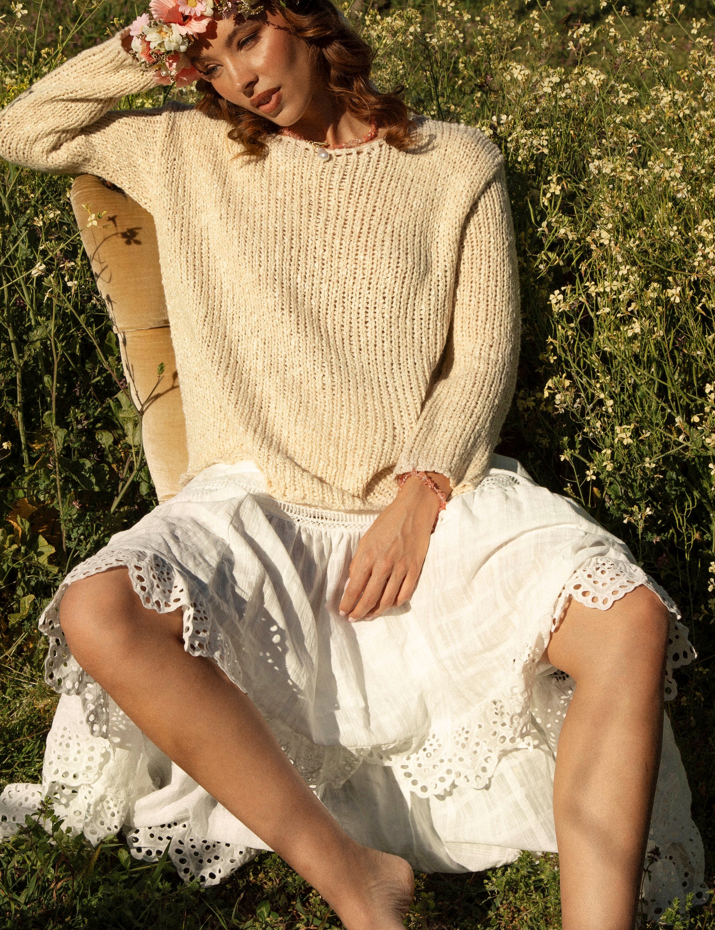 Remy Slouch Knit - Oat