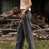 Renegade Denim Jean Charcoal Side View