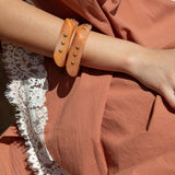 Resin Bangle Set Coral