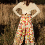 Resort Pant Golden Bloom - rear view
