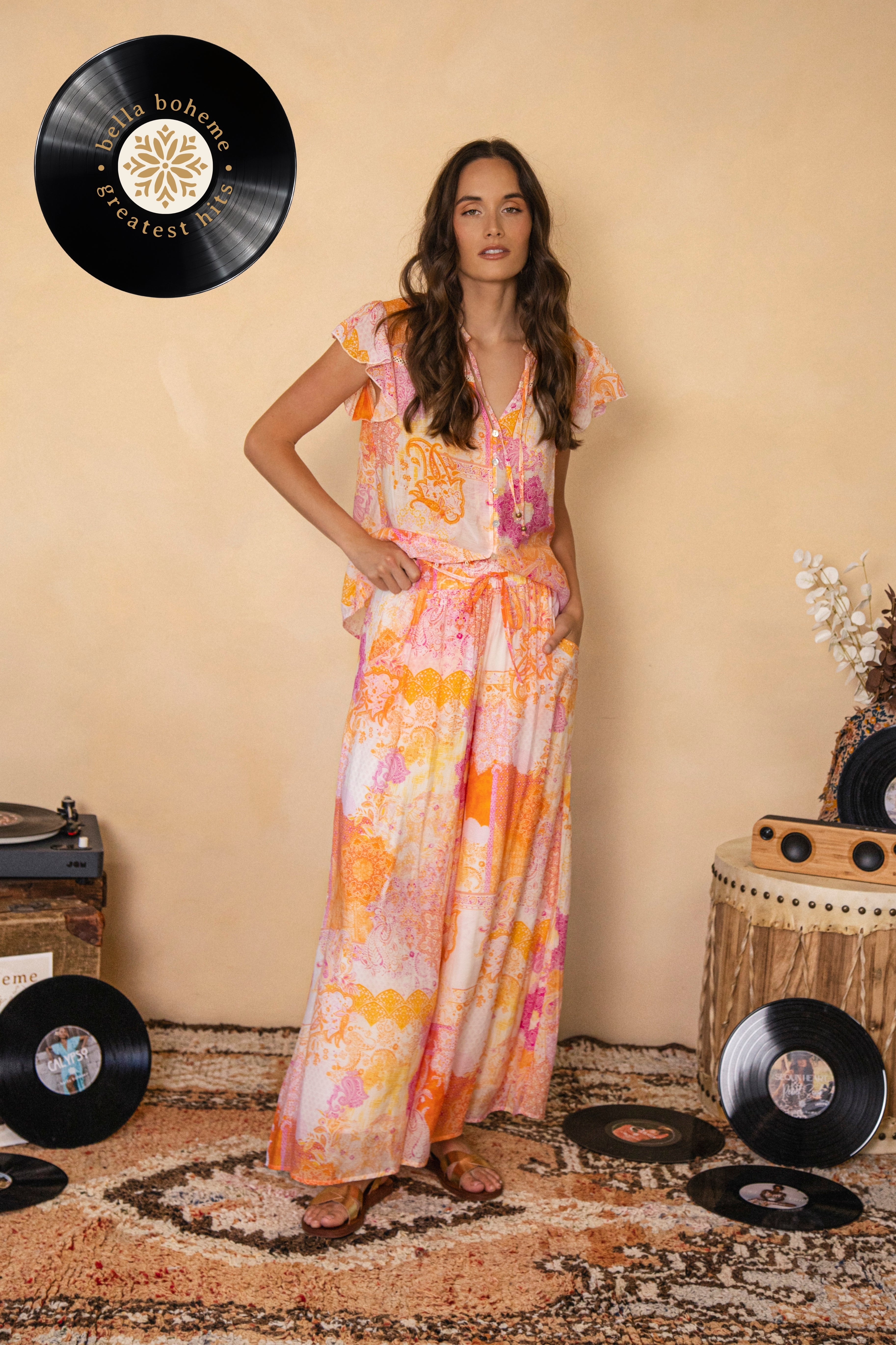 Resort Pant - Papaya