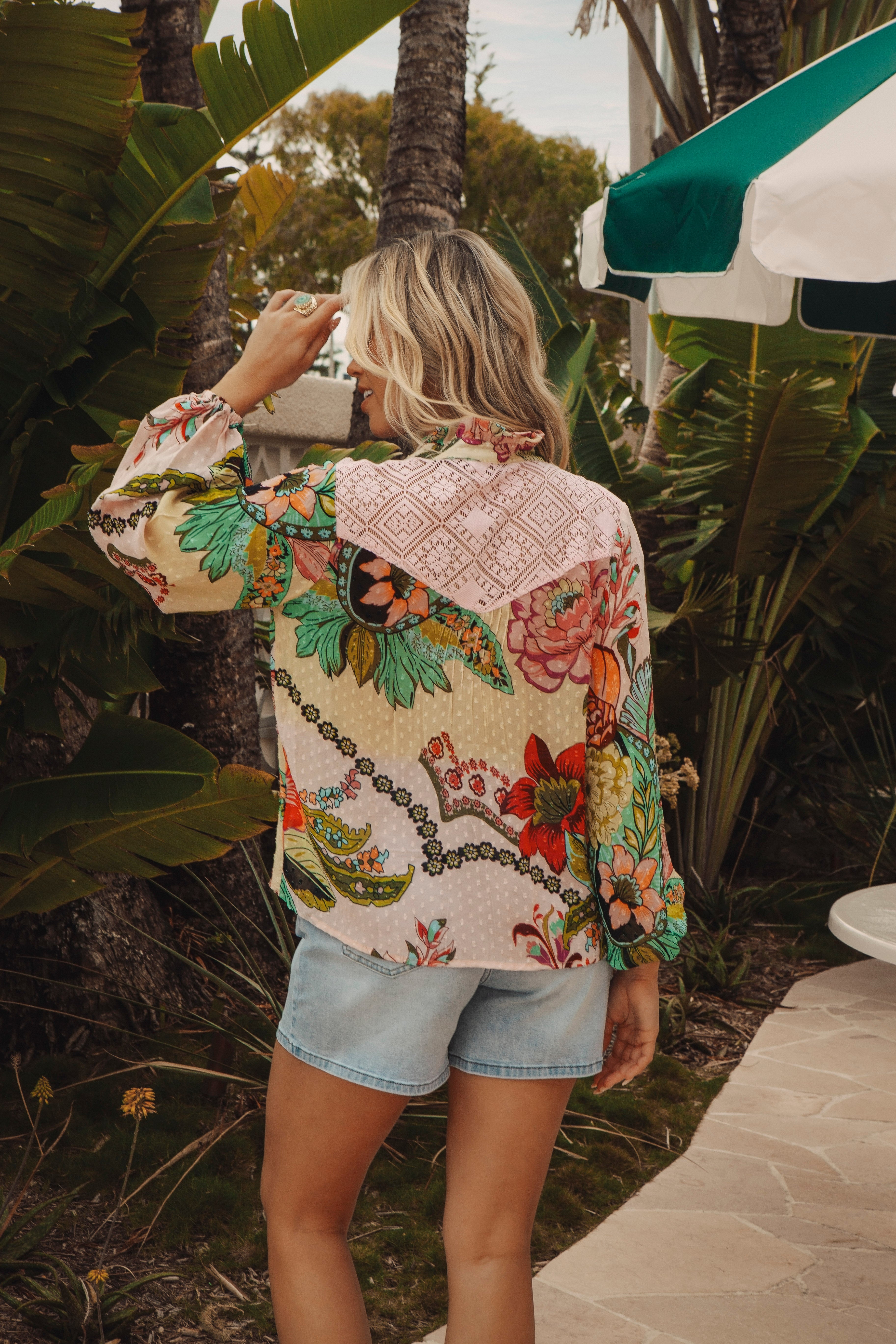 Rosé Blouse - Rear View