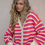 Roselle Stripe Cardigan