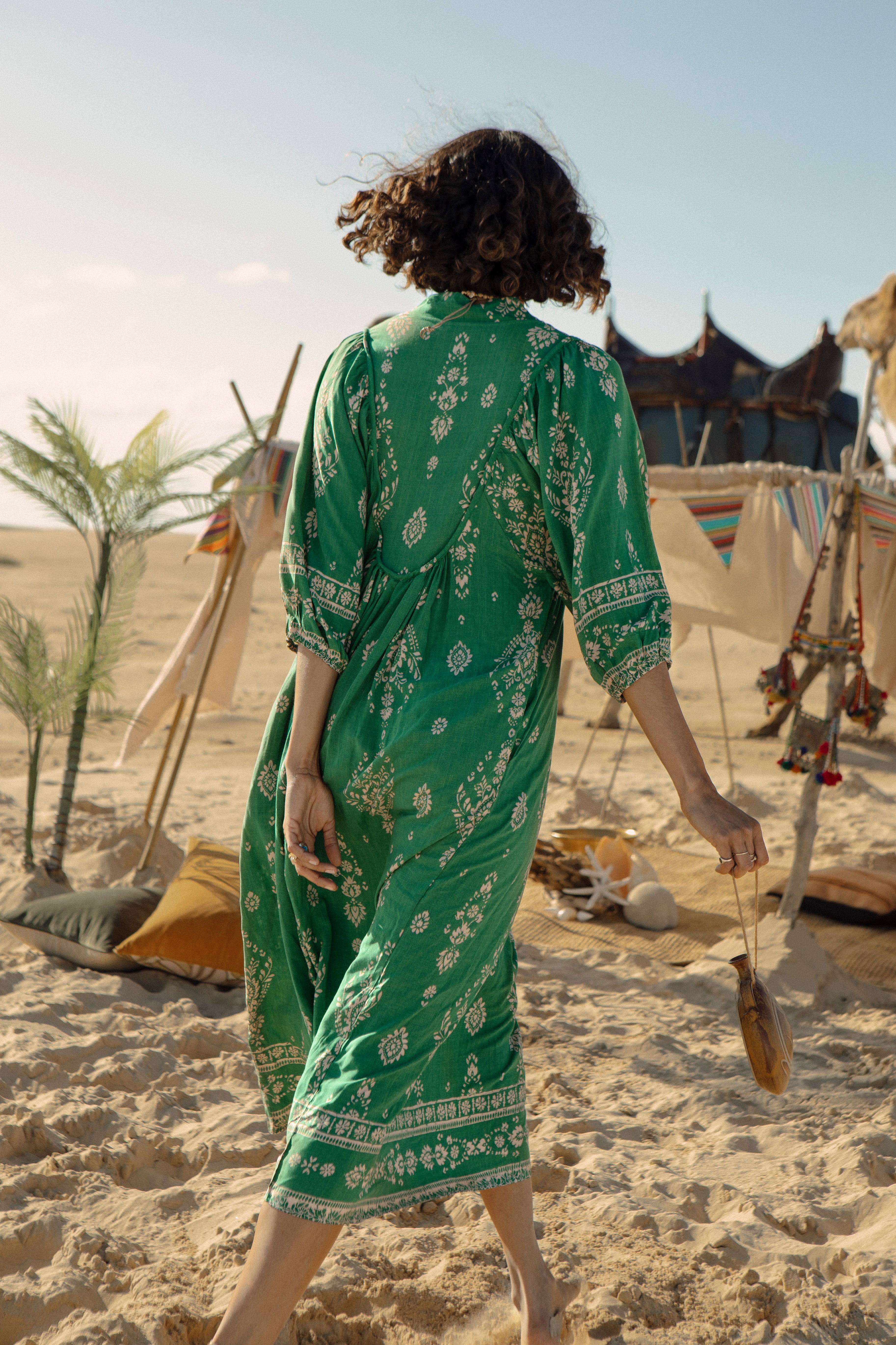 Rue Midi Dress Kiva Rear View