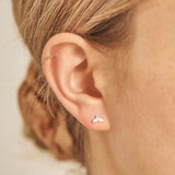 Midsummer Star Baby Whale Tail Studs