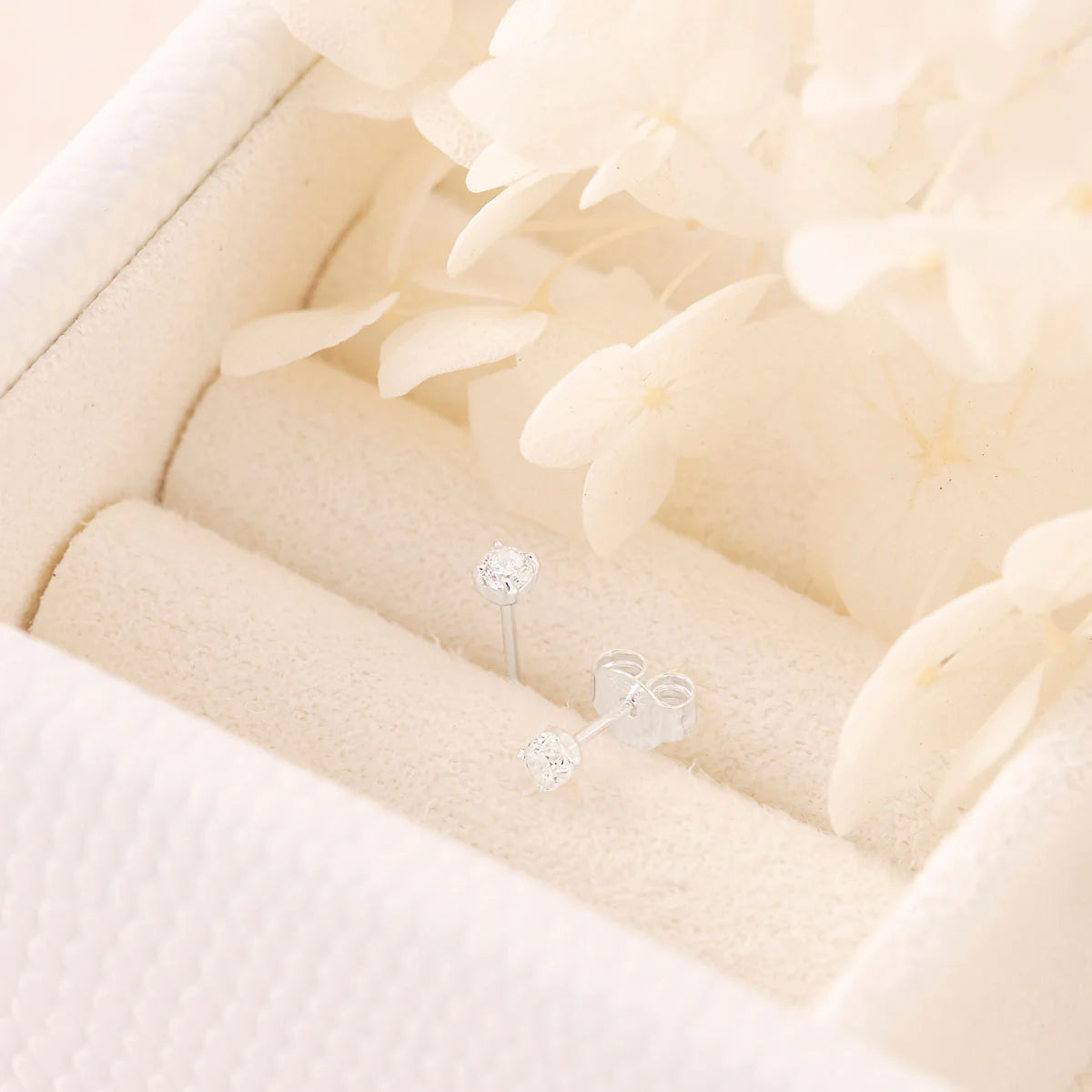 Delicate Crystal Studs