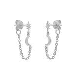 Midsummer Star Fallen Sky Chained Studs