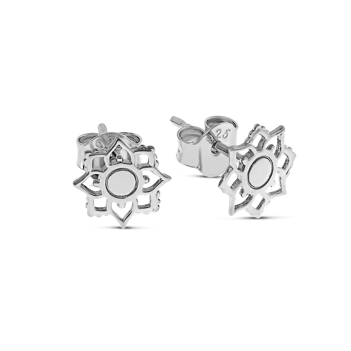 Midsummer Star Mandala Flower Studs
