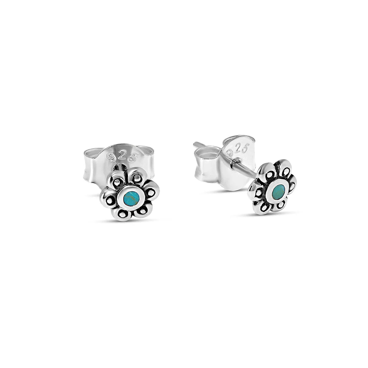 Midsummer Star Dainty Blossom Turquoise Studs