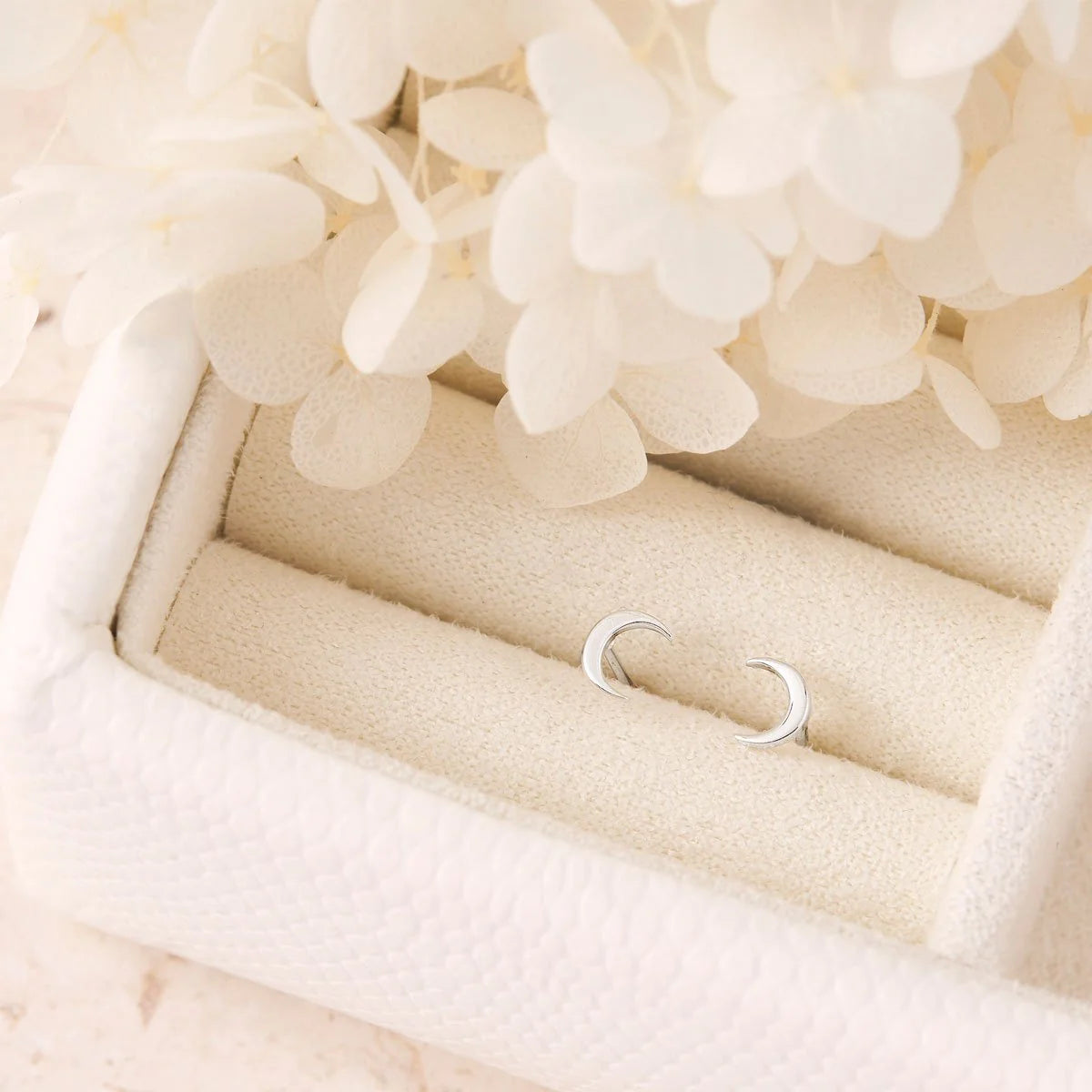 Midsummer Star Dainty Moon Studs