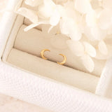 Midsummer Star Gold Dainty Moon Studs