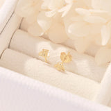 Midsummer Star Gold Tiny Bee Studs