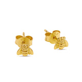 Midsummer Star Gold Tiny Bee Studs