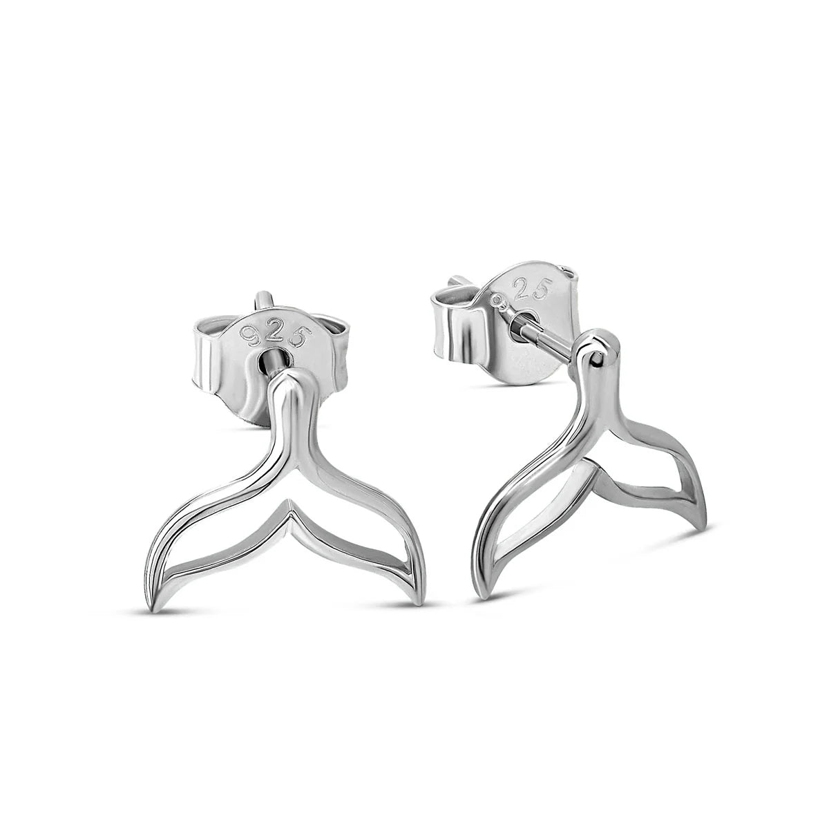 Midsummer Star Minke Whale Tail Studs