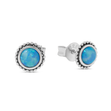 Azure Opal Sun Studs