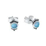Mirage Azure Opal Studs
