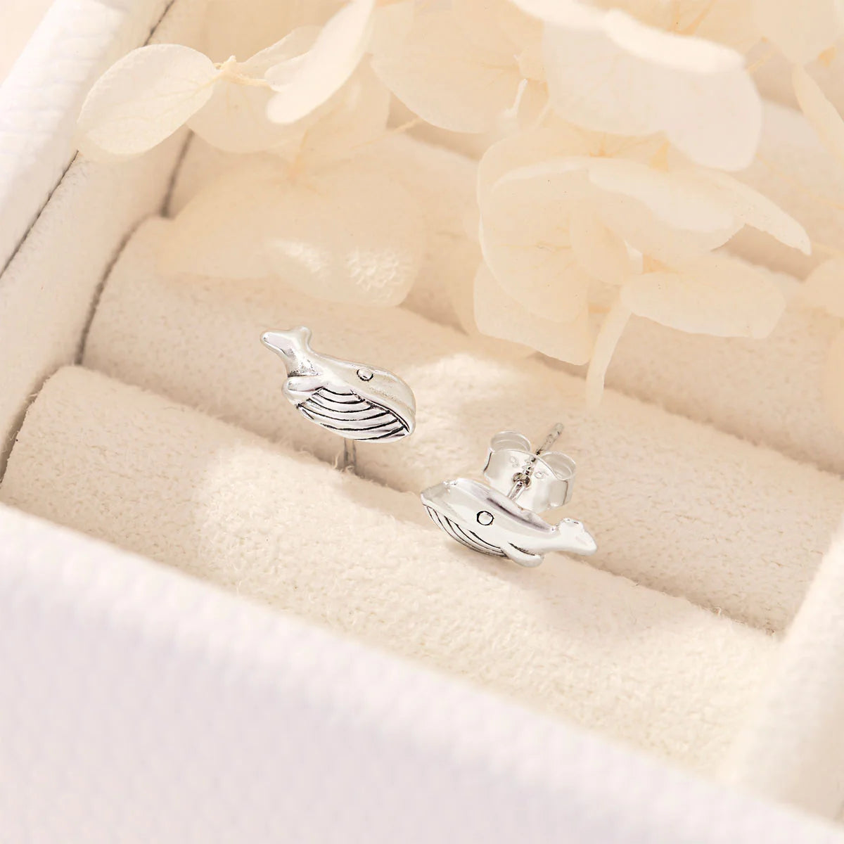Midsummer Star Blue Whale Studs