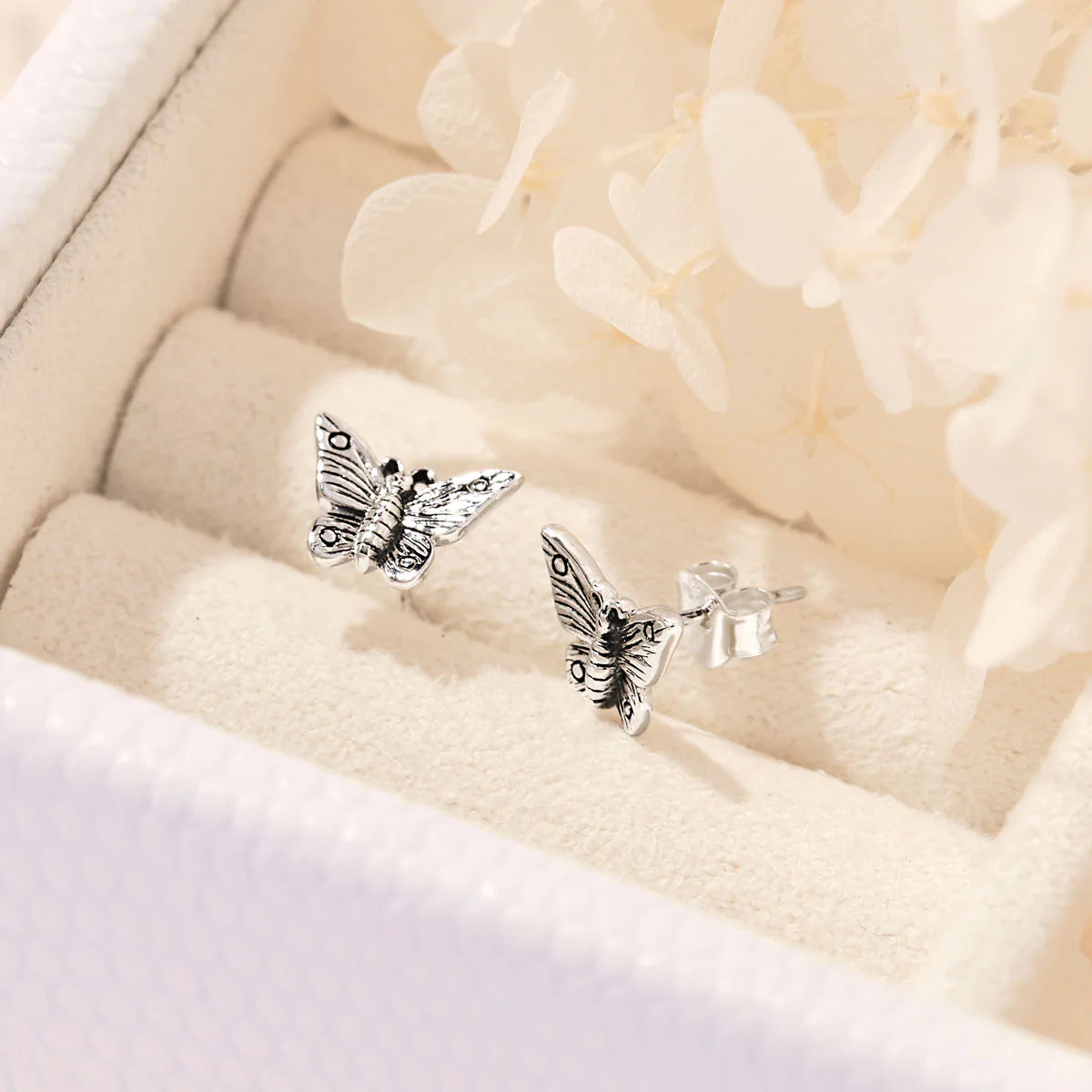 Midsummer Star Butterfly Lovers Studs