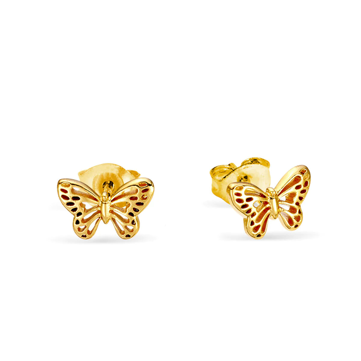 Midsummer Star Butterfly Studs Gold