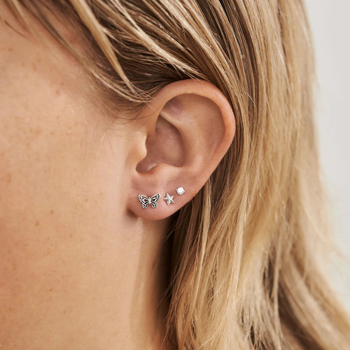 Midsummer Star Butterfly Studs