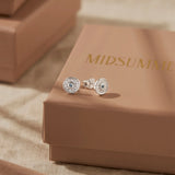 Helios Blue Topaz Studs
