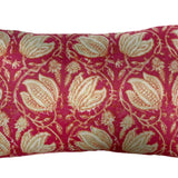 Velvet Cushion Rectangle - Jaipur Pink