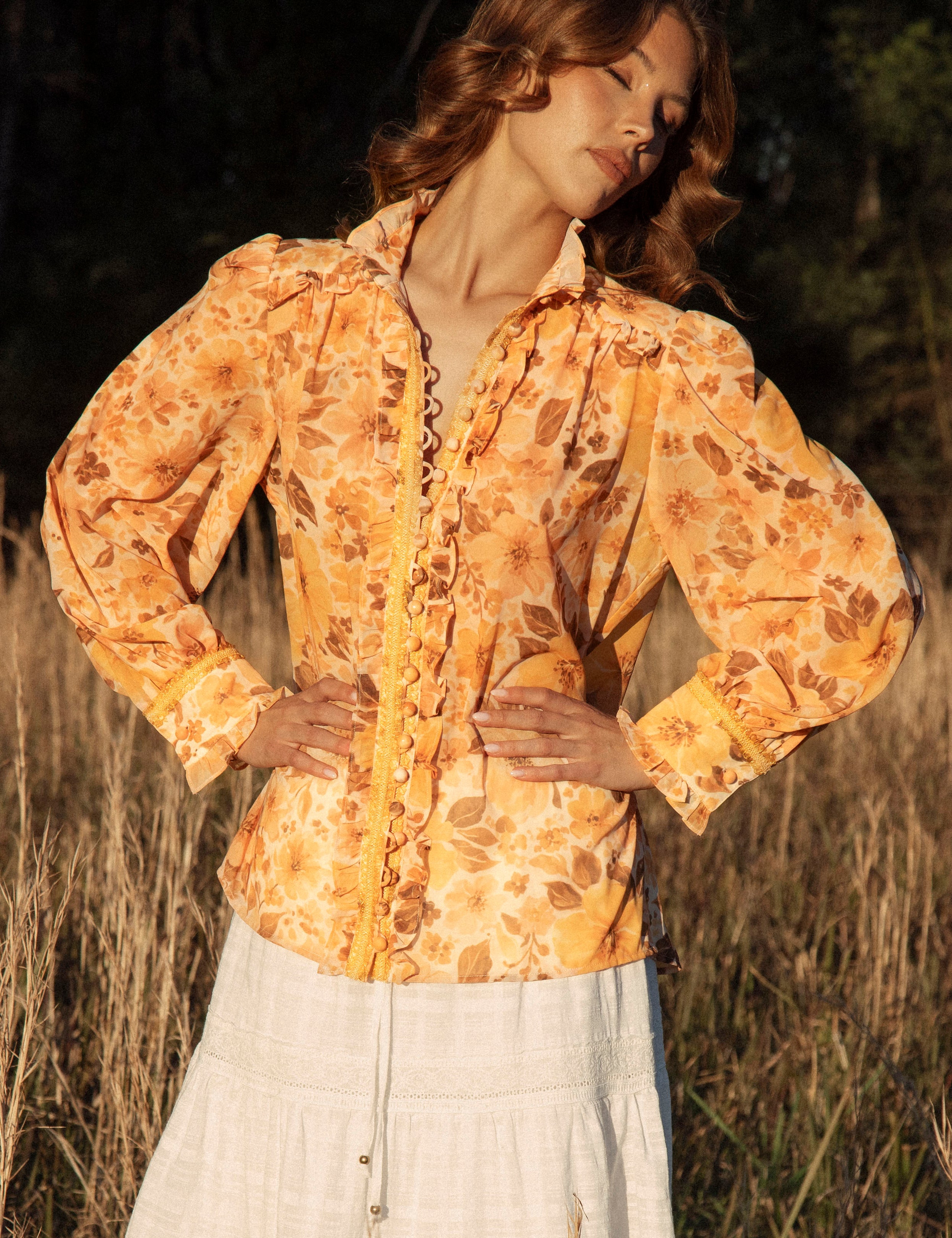 Saffron Dreams Blouse
