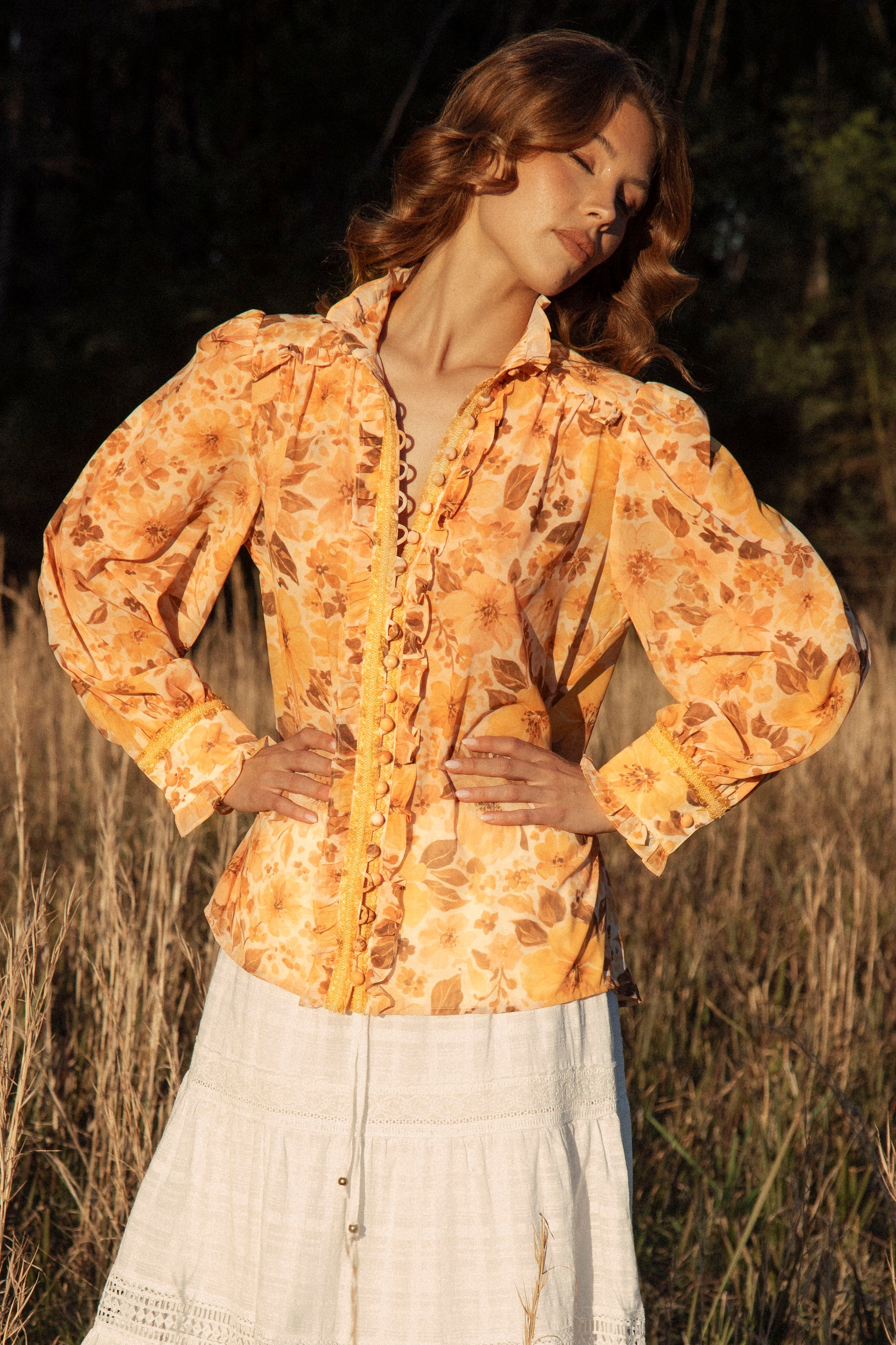 Saffron Dreams Blouse