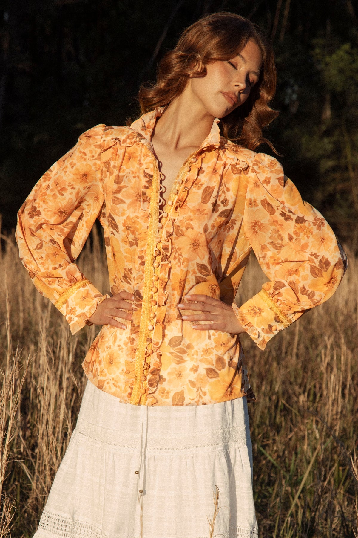 Saffron Dreams Blouse